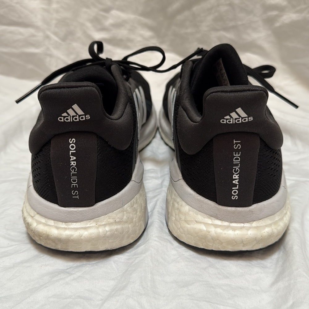 Women’s Adidas Black and White Sneakers Solar Glide ST. Size 9.5 - Picture 5 of 13